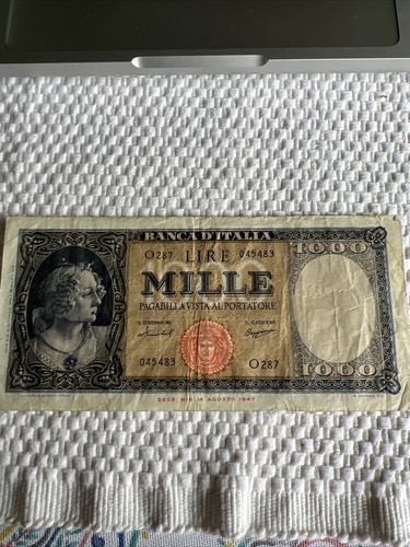 1947 italy 1000 mille lire - 1947,