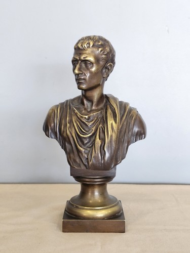 Ancienne scuplture buste jules - scuplture,