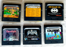 Sega Game Gear  DEVILISH  +  altri 5 giochi . Solo Cartucce titoli come da foto.