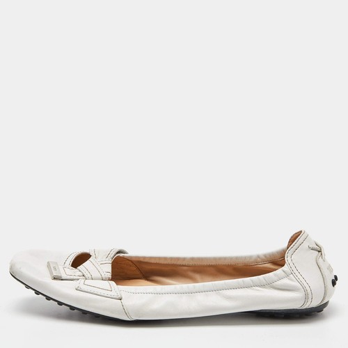 Ballerine tods pelle bianca - ballerine,