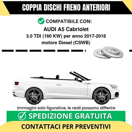 Coppia dischi freno anteriori - dischi,