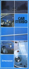 PIONEER 1982 Brochure Catalog Component Stereo Centrate Series,kex,kpx,Dex,Cdx