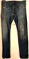 G-STAR RAW  W33 L32  Denim Jeans  Uomo  Vintage  usato  riparato come da  foto