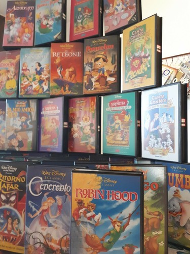 Vhs videocassette disney - -,