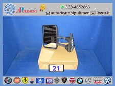 SPECCHIO RETROVISORE SX MANUALE GRIGIO BRACCIO LUNGO IVECO DAILY 06/96- 99