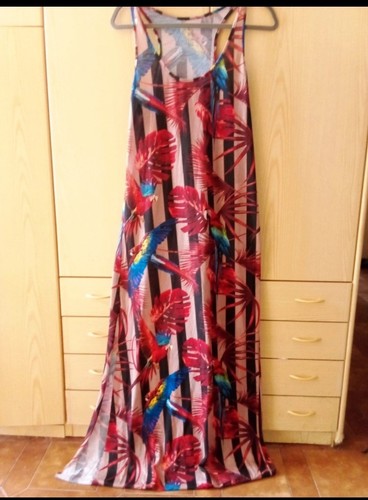 Vestito lungo multicolore - multicolore, f**k