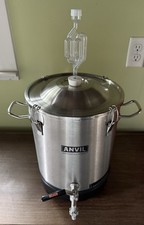 Incudine Brewing, Acciaio Inox, Fermentatore conico inferiore da 4 Galloni