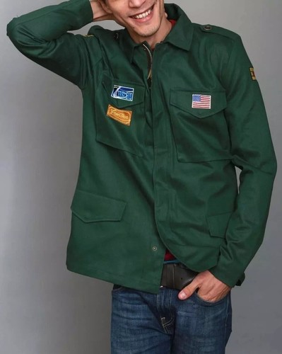 Giacca cotone verde james - verde,