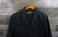 Dunderdon Giacca Uomo Piccola Nera J41 Cotone Utility Chore Cappotto Abbigliamento da Lavoro Campo