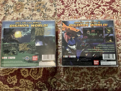 Lotto ps1 digimon world - digimon, 1