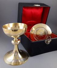 Calice et patène en vermeil -