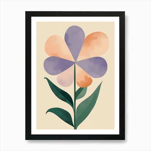 Quadro stampa arte floreale