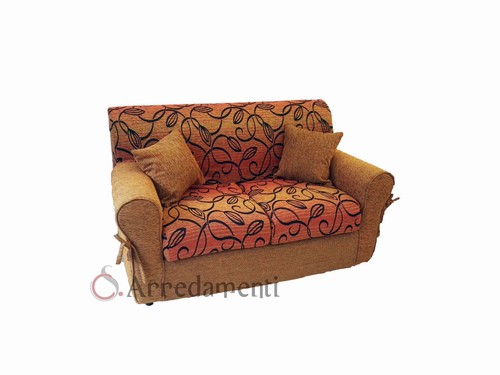 Divano letto imbottito posti - 2,