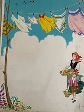 SEVERINO BARALDI TAVOLA ORIGINALE PER LIBRO , FIRMATA BAR ANNI '60/70'