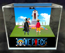 One Piece - Diorama fatto a mano con cubo 3D - Anime - Shadowbox