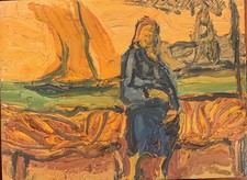 Carlo Caroli olio su tela anni