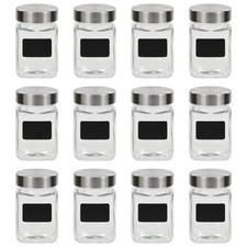 24x Barattoli in Vetro con