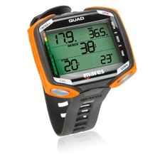 Computer subacqueo Mares Quad arancione - display molto grande, edizione speciale