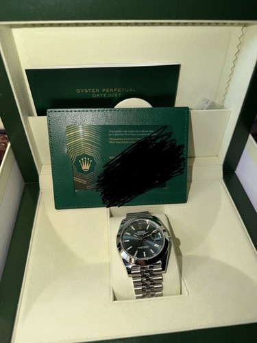 Rolex datejust quadrante verde - datejust,