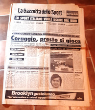 GAZZETTA SPORT LUG. 1978 - APERTURA DELLE FRONTIERE / SCANDALO CALCIOMERCATO