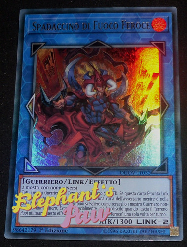 Yugioh spadaccino di fuoco - -,