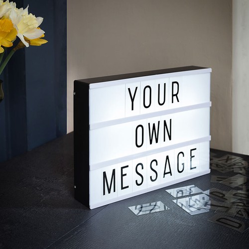 Cinema light box insegna - box,