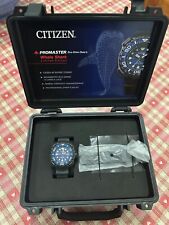 citizen aqualand promaster ecodrive diver's "whale shark" super titanio 