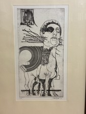 Valeriano Trubbiani (1937-2020), Costantinofattura, Acquaforte firmata