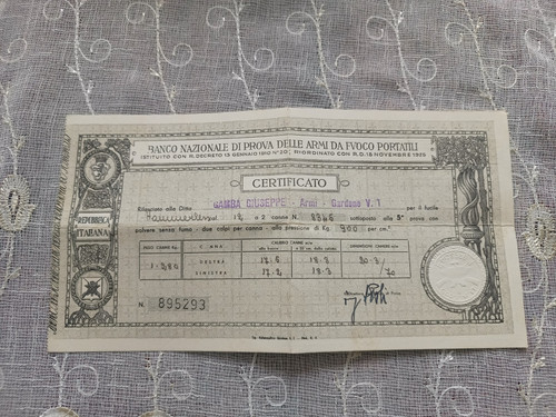 Certificato banco nazionale - banco,