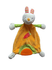 Panno coccole panno coccole panno coccole bambino fata coniglietto coniglietto arancione e verde
