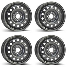 4 Alcar cerchi ferro 6.0Jx15 pollici ET52 4x108 per Ford Fiesta Focus Fusion Cer