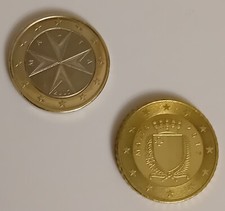 Malta 2017 lotto 2 monete rare ( 1 euro e 50 centesimi) classificazione SPL