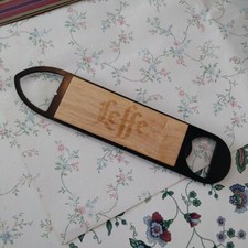 Leffe Apribottiglie Leva capsule Birra Metallo Legno Da Collezione