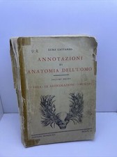 Luigi Cattaneo - Annotazioni di Anatomia dell'Uomo - Volume Primo - 1972