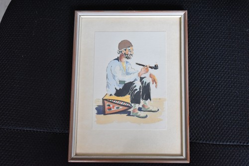 Ritratto acquerello originale