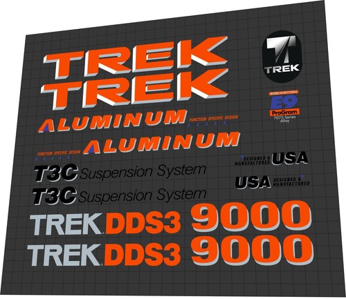 Set decalcomanie trek 9000 - set,