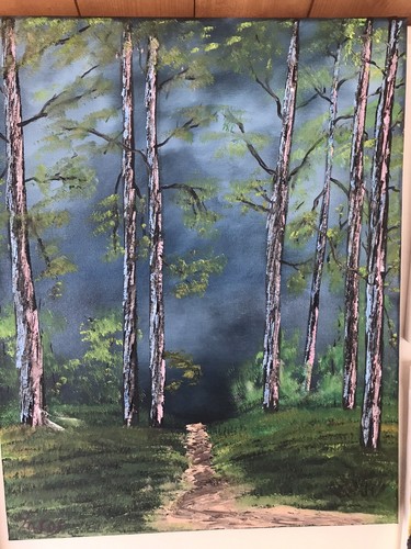 Quadro olio tela fatto in - quadro, su