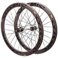 700C Freno a Disco Carbonio Bici da Strada Set Ruote 50 28mm Larghezza Clincher Ruote UD Opache