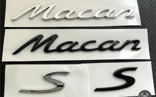 Logo scritta MACAN S Porsche