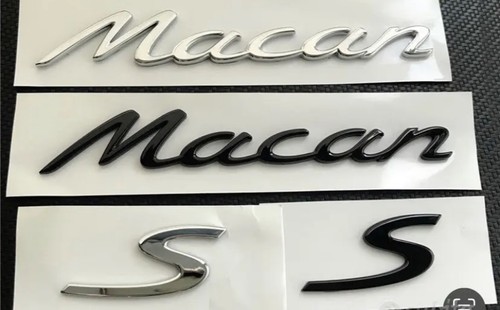 Logo scritta macan - logo, porsche