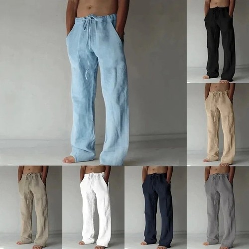 Pantaloni lino cotone - pantaloni,