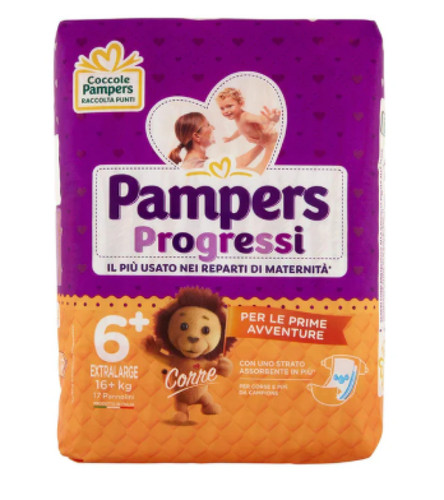 Pampers progressi kg - progressi, 16+