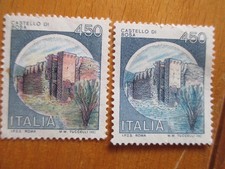 italia 1980 varieta' castello di bosa 450 fondo e castello azzurri