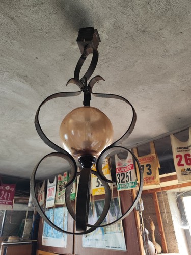 Lampadario artigianale ferro