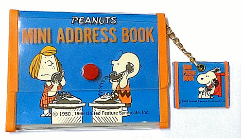 Peanuts mini address - mini, book