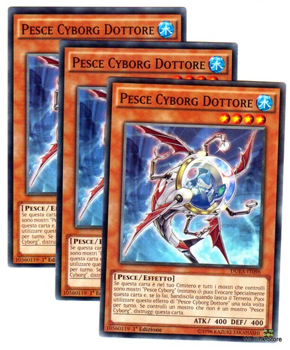 Set pesce cyborg dottore in - 3x,