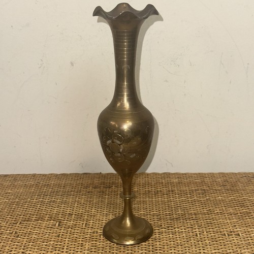 Vaso vintage mcm ottone inciso - mcm,