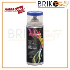 VERNICE SMALTO SPRAY RAPIDO ACRILICO PITTURA BOMBOLETTA 400ml AMBRO-SOL + COLORI