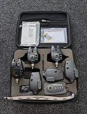 Fox Micron NXr 3+1 segnalatore di abboccata wireless blu FULLSET! con custodia accessori carpa carpa