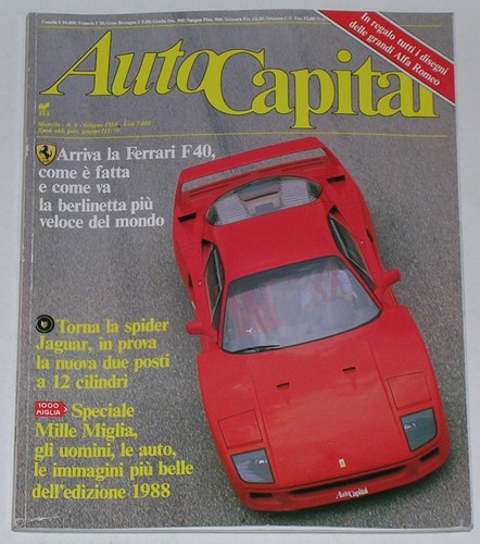 Autocapital 1988 ferrari f40 - ferrari,